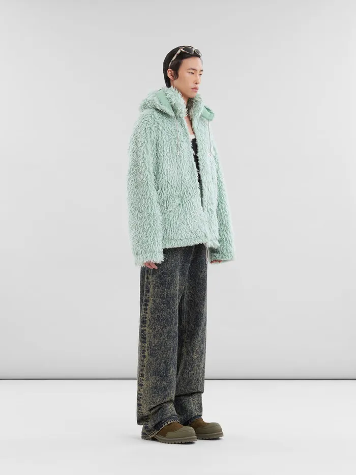 Blue Marble Denim Straightleg Jeans Men Marni Pants