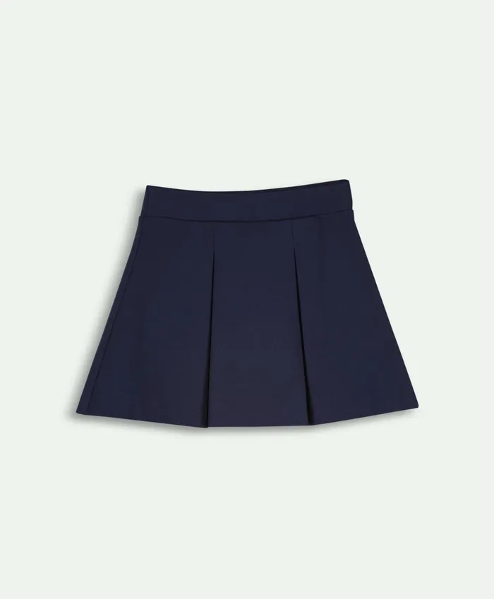 Bottoms Kids Brooks Brothers Girls Cotton Pleated Skirt Navy