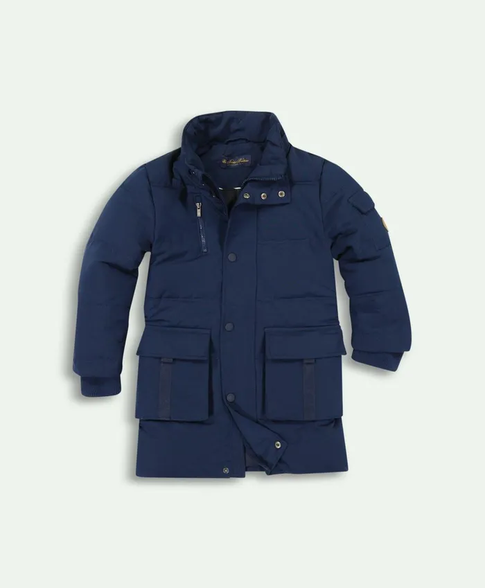 Coats andamp Jackets Kids Brooks Brothers Boys Parka Jacket Navy