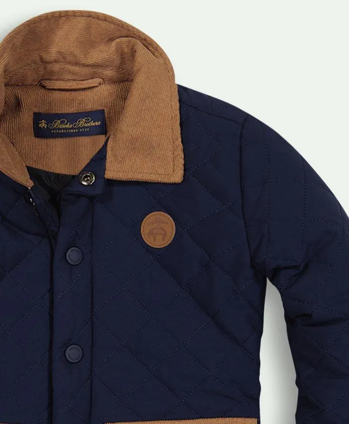 Coats andamp Jackets Kids Brooks Brothers Boys Quilted Jacket Navy