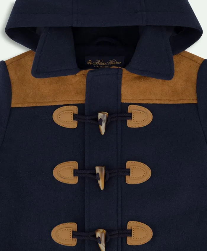Coats andamp Jackets Kids Brooks Brothers Boys Toggle Duffle Coat Navy