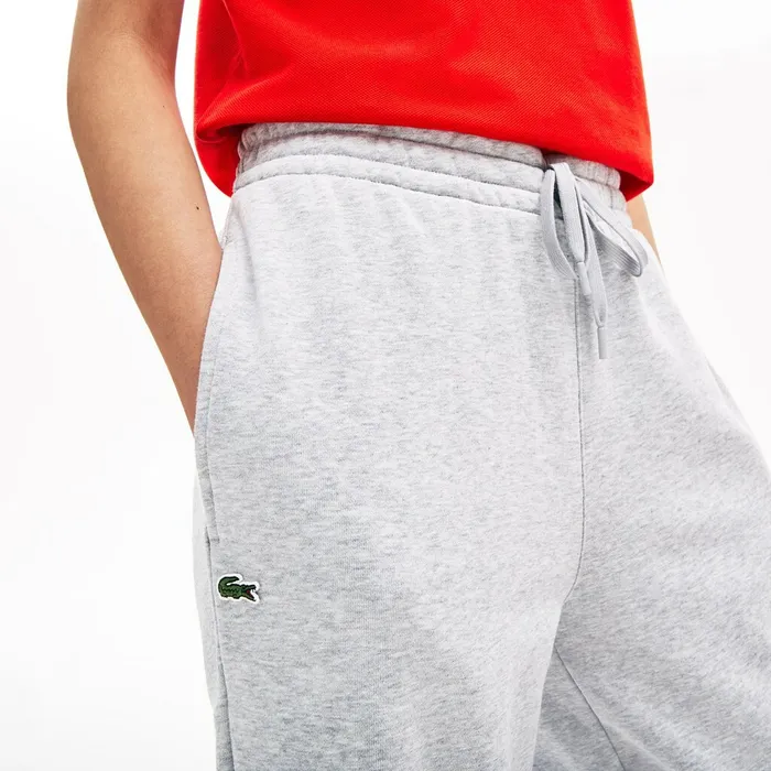 Cotton Fleece Track Pants Grey Chine Womens Lacoste Pants and Shorts Gift for Friend