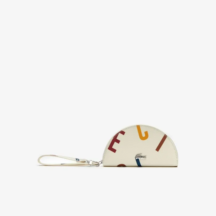 Daily Classic Coated Print Canvas Half Moon Clutch Alphabet Egret Womens Lacoste Bags Outlet Daily Classic Coated Print Canvas Half Moon Clutch Alphabet Egret Womens Lacoste Bags Outlet