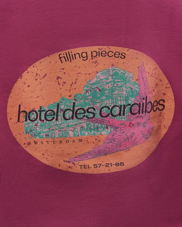 FP Studio Hoodie HDC Burgundy MenWomen Filling Pieces Hoodies and Sweatshirts