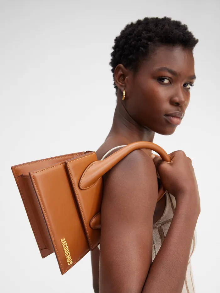 JACQUEMUS Crossbody and Handbags Signature Handbag Light Brown 8211 Women