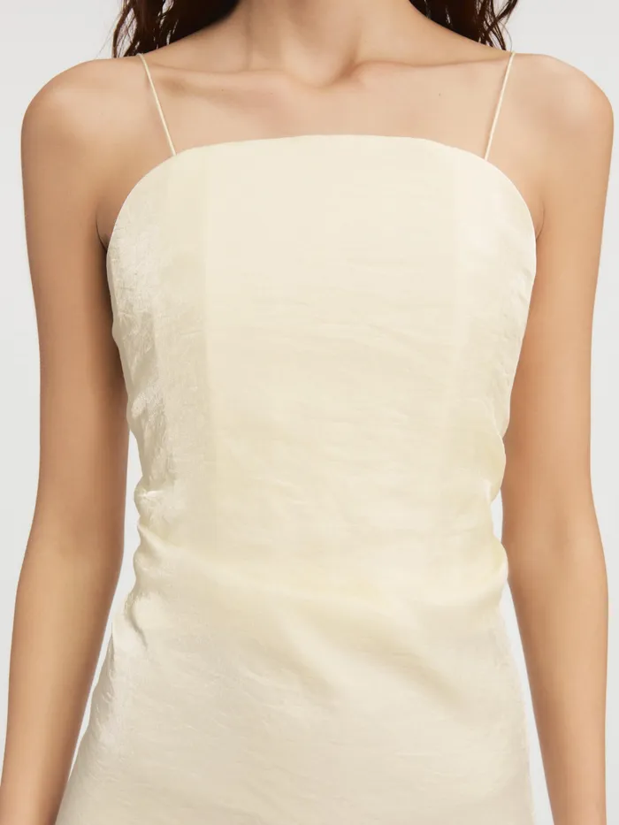 JACQUEMUS Dresses and Skirts Bustier Dress Pale Yellow 8211 Women