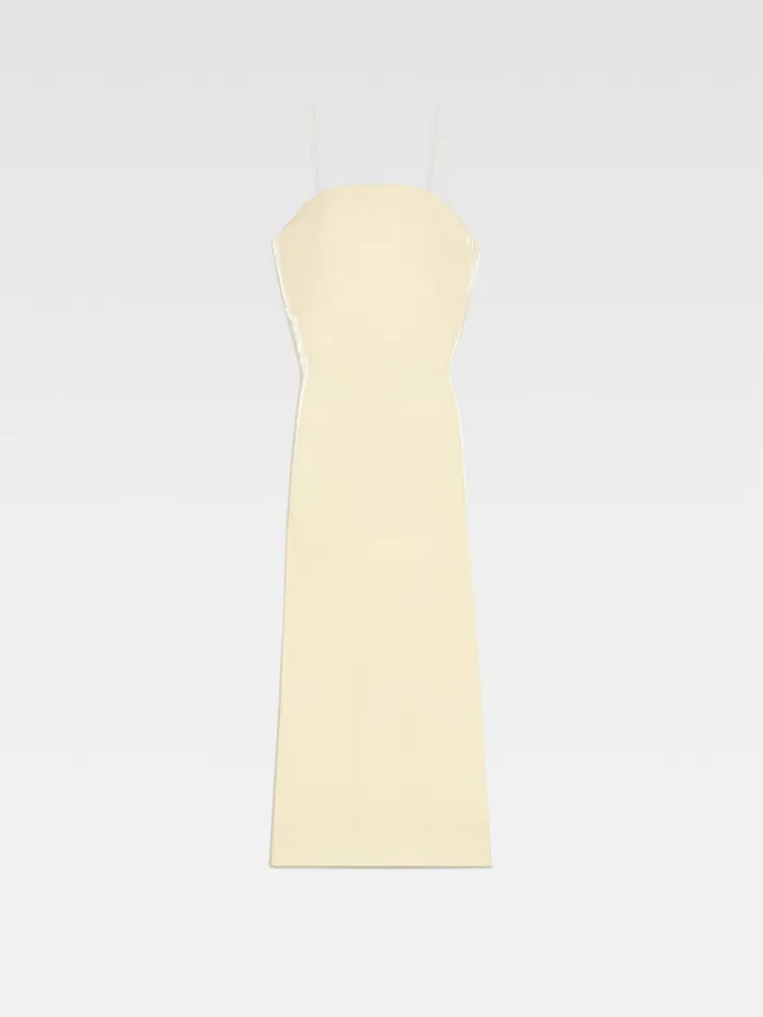 JACQUEMUS Dresses and Skirts Bustier Dress Pale Yellow 8211 Women