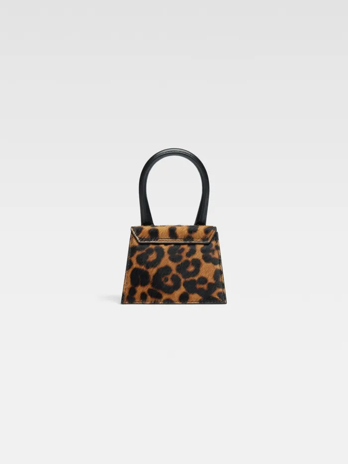 JACQUEMUS Mini Signature Mini Handbag Print Leopard Brown 8211 Women