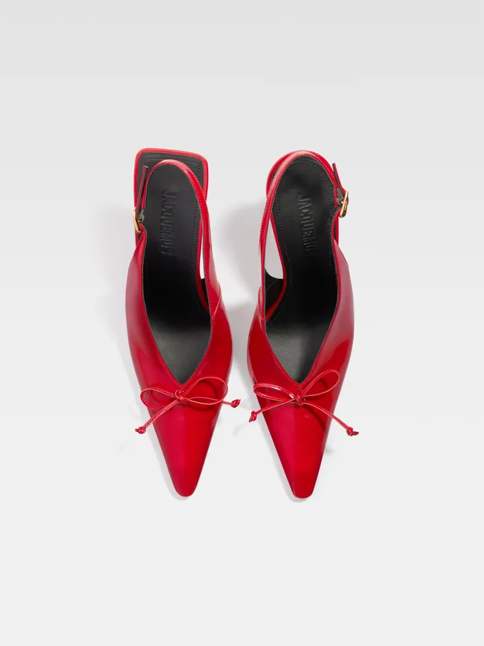 JACQUEMUS Shoes SlingBack Pumps Red 8211 Women