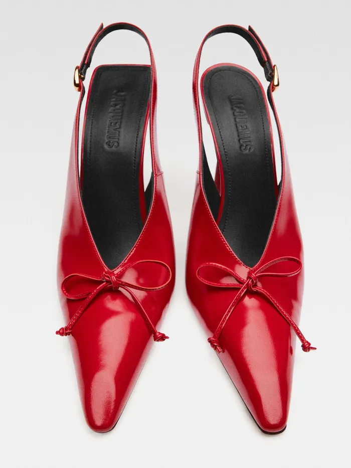 JACQUEMUS Shoes SlingBack Pumps Red 8211 Women