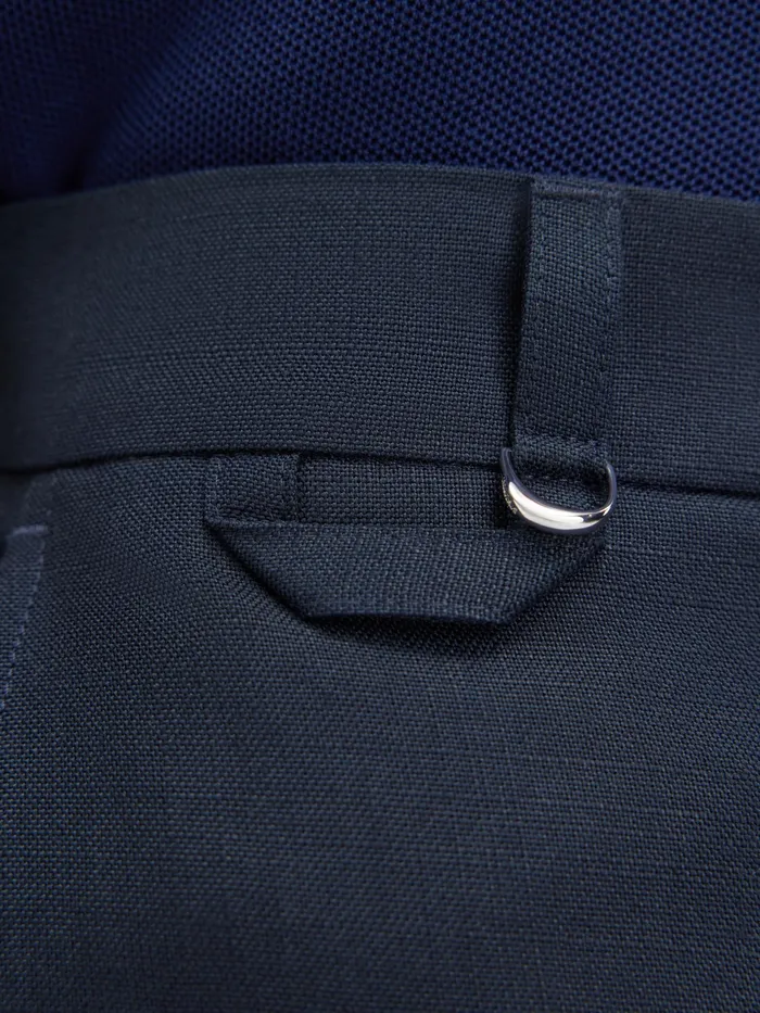 JACQUEMUS Suits Cropped Tailored Pants Dark Navy 8211 Men