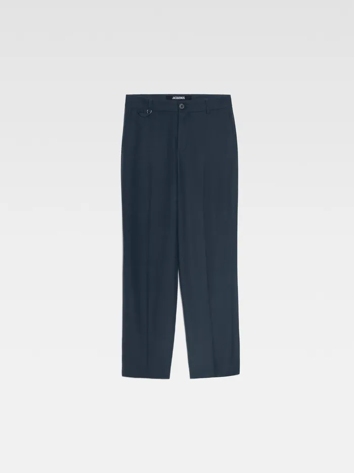 JACQUEMUS Suits Cropped Tailored Pants Dark Navy 8211 Men