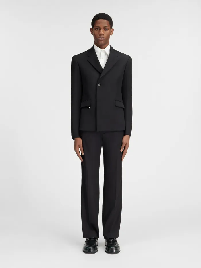 JACQUEMUS Suits DoubleBreasted Blazer Black 8211 Men