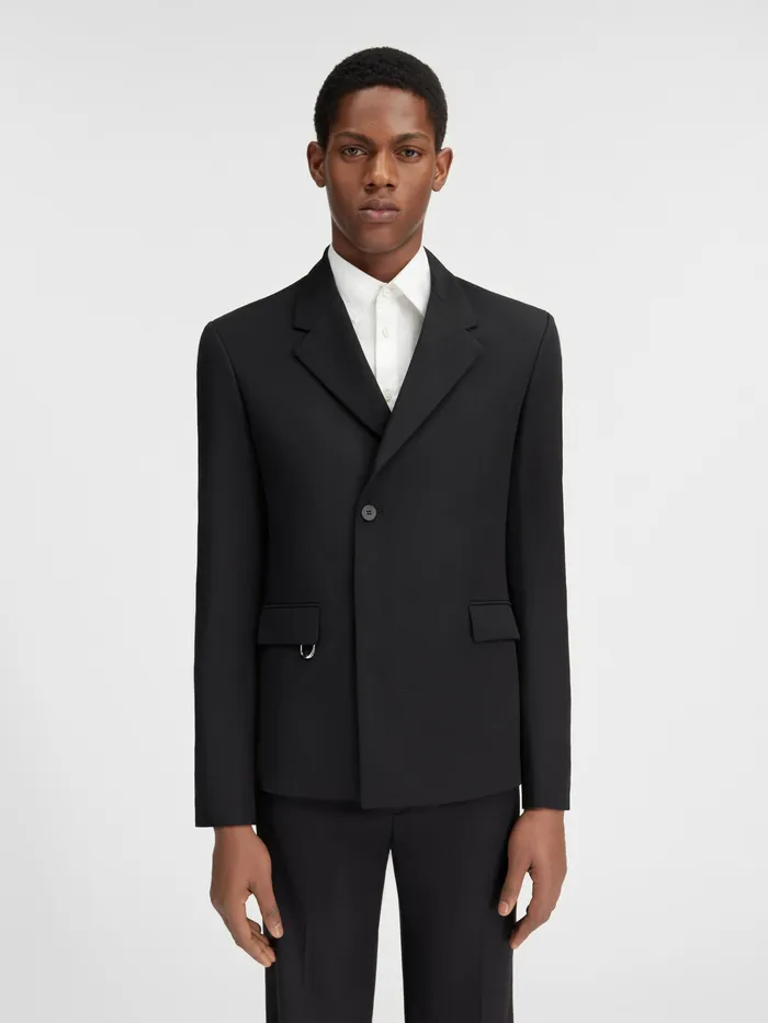 JACQUEMUS Suits DoubleBreasted Blazer Black 8211 Men