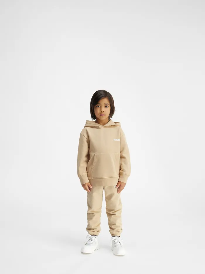 JACQUEMUS Tops Hoodie Dark Beige 8211 Kids