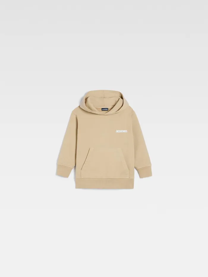 JACQUEMUS Tops Hoodie Dark Beige 8211 Kids