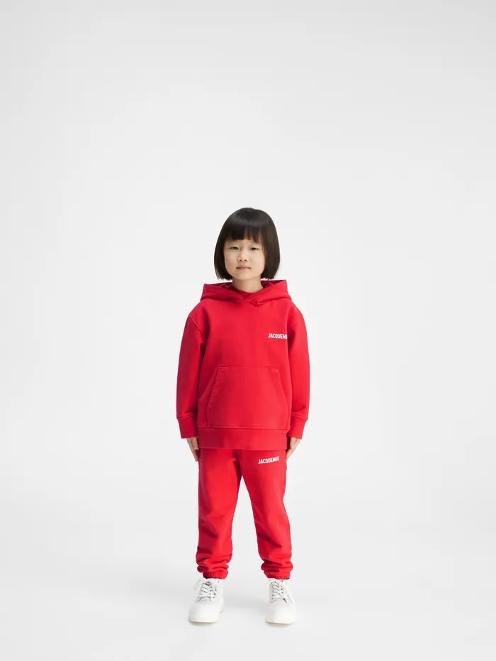 JACQUEMUS Tops Hoodie Red 8211 Kids