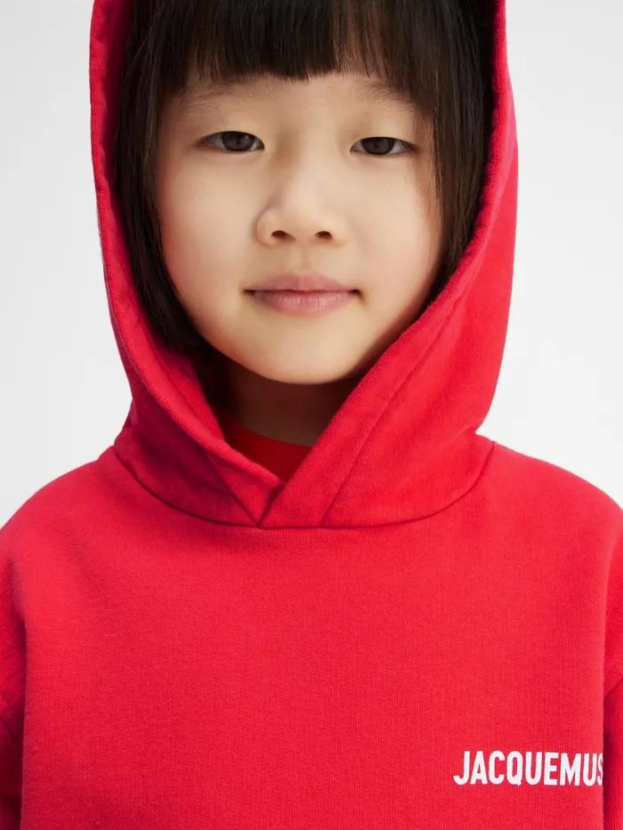 JACQUEMUS Tops Hoodie Red 8211 Kids