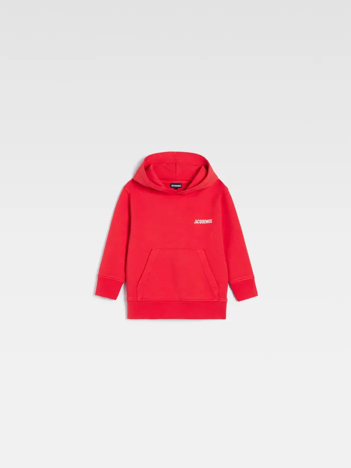 JACQUEMUS Tops Hoodie Red 8211 Kids