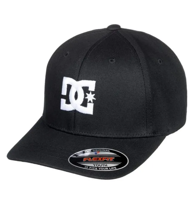 Kids Hats and Beanies DC Boys039 Cap Star Flexfitreg Hat Black