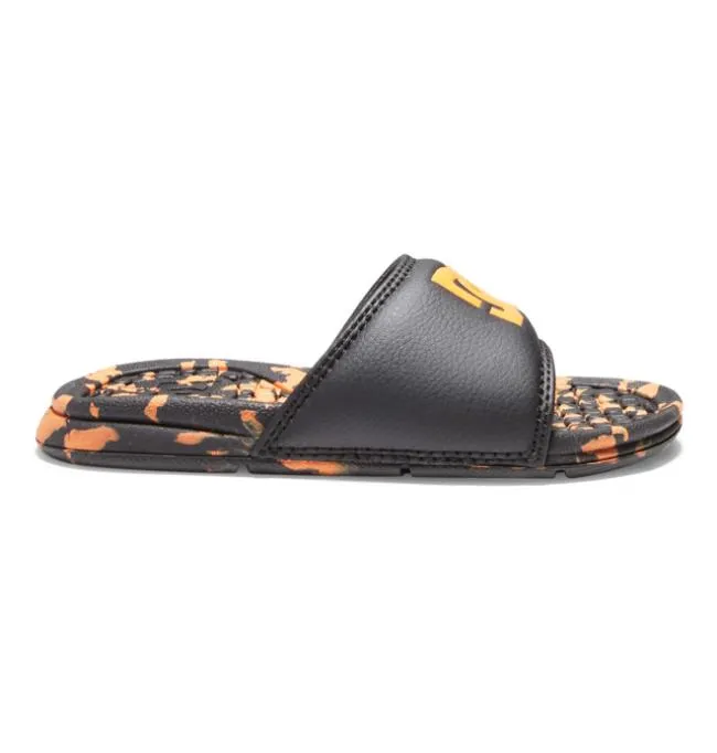 Kids Slides DC Kids039 Bolsa Slides BlackOrange Kids Slides DC Kids039 Bolsa Slides BlackOrange