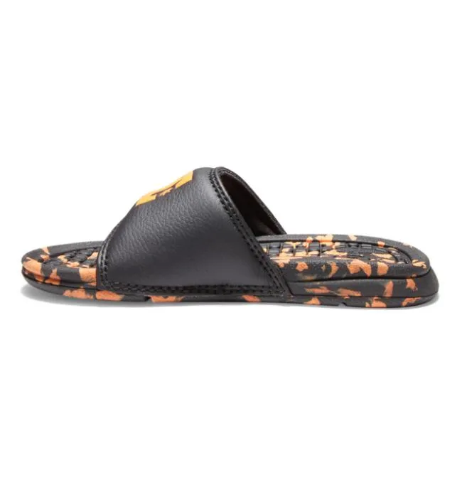 Kids Slides DC Kids039 Bolsa Slides BlackOrange Kids Slides DC Kids039 Bolsa Slides BlackOrange