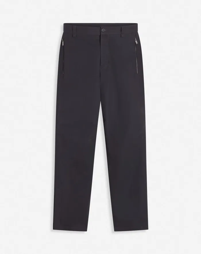 Men Lanvin Pants and Shorts Biker Pants Steel