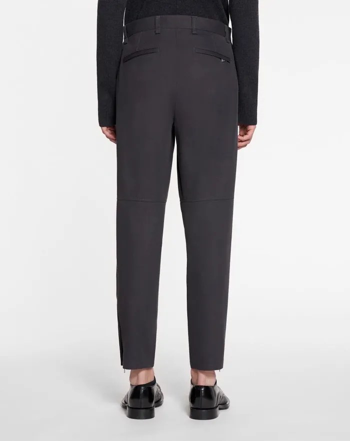 Men Lanvin Pants and Shorts Biker Pants Steel Men Lanvin Pants and Shorts Biker Pants Steel
