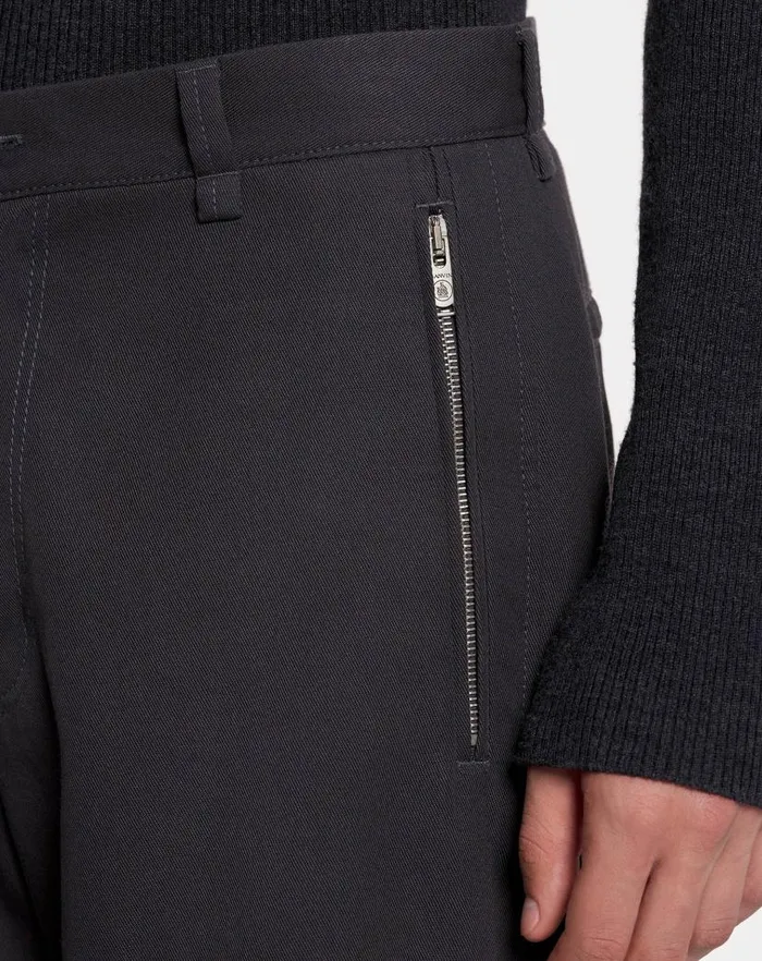 Men Lanvin Pants and Shorts Biker Pants Steel Men Lanvin Pants and Shorts Biker Pants Steel
