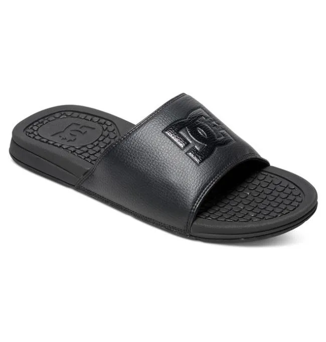 Men Slides DC Men039s Bolsa Slides BlackBlackBlack