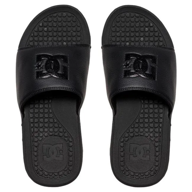 Men Slides DC Men039s Bolsa Slides BlackBlackBlack Men Slides DC Men039s Bolsa Slides BlackBlackBlack