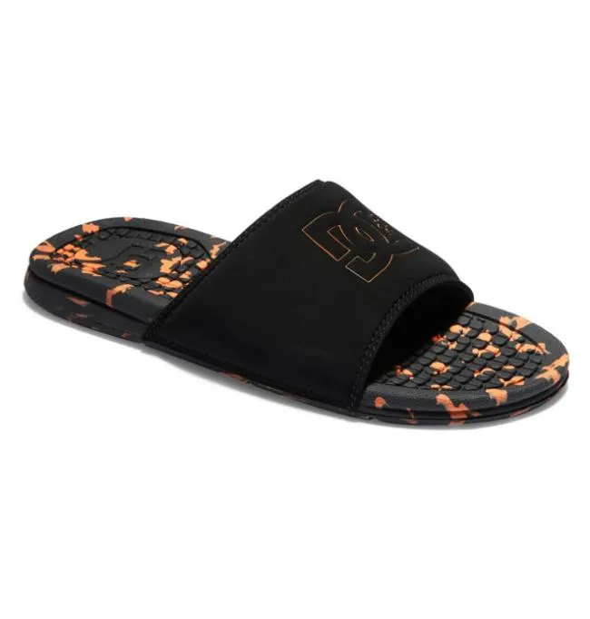 Men Slides DC Men039s Bolsa Slides BlackOrange