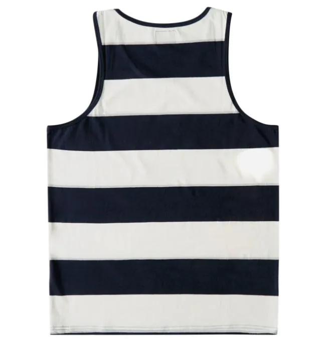 Men TShirts DC Men039s Crate Stripe Tank Navy Crate Stripe Men TShirts DC Men039s Crate Stripe Tank Navy Crate Stripe