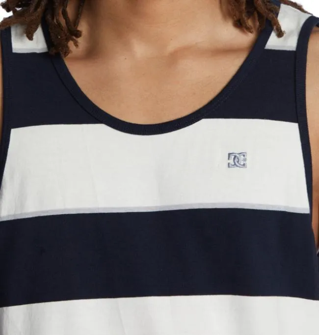 Men TShirts DC Men039s Crate Stripe Tank Navy Crate Stripe Men TShirts DC Men039s Crate Stripe Tank Navy Crate Stripe