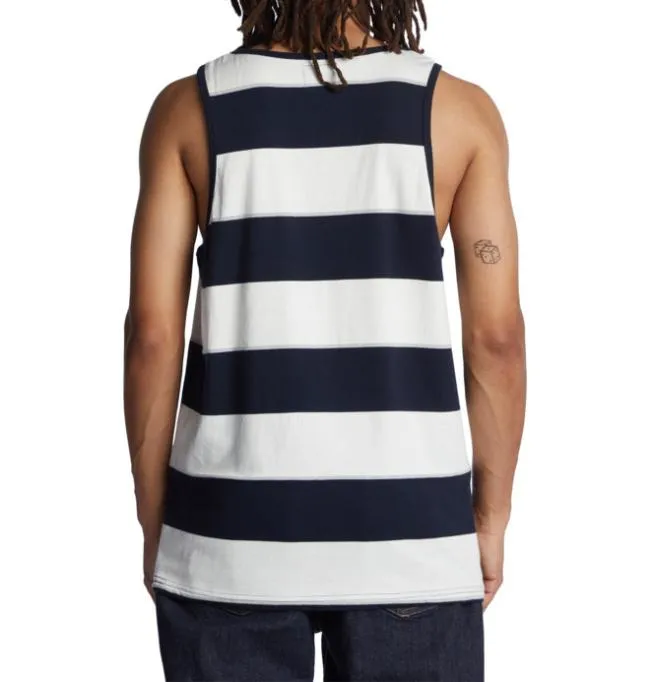 Men TShirts DC Men039s Crate Stripe Tank Navy Crate Stripe Men TShirts DC Men039s Crate Stripe Tank Navy Crate Stripe