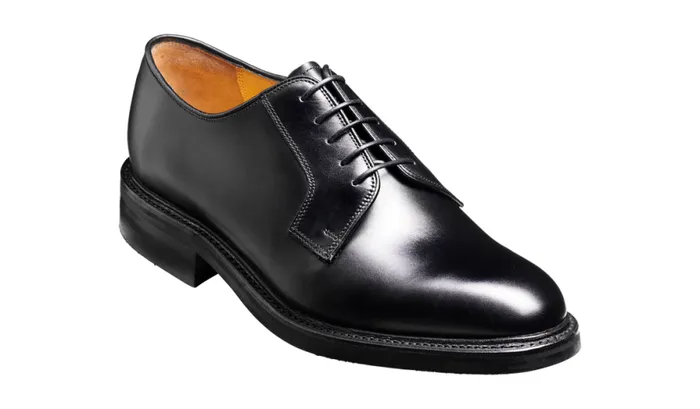 Nairn 8211 Black Calf Mens Barker Shoes Derbys