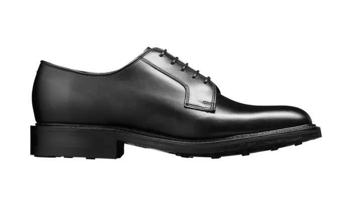 Nairn 8211 Black Calf Mens Barker Shoes Derbys