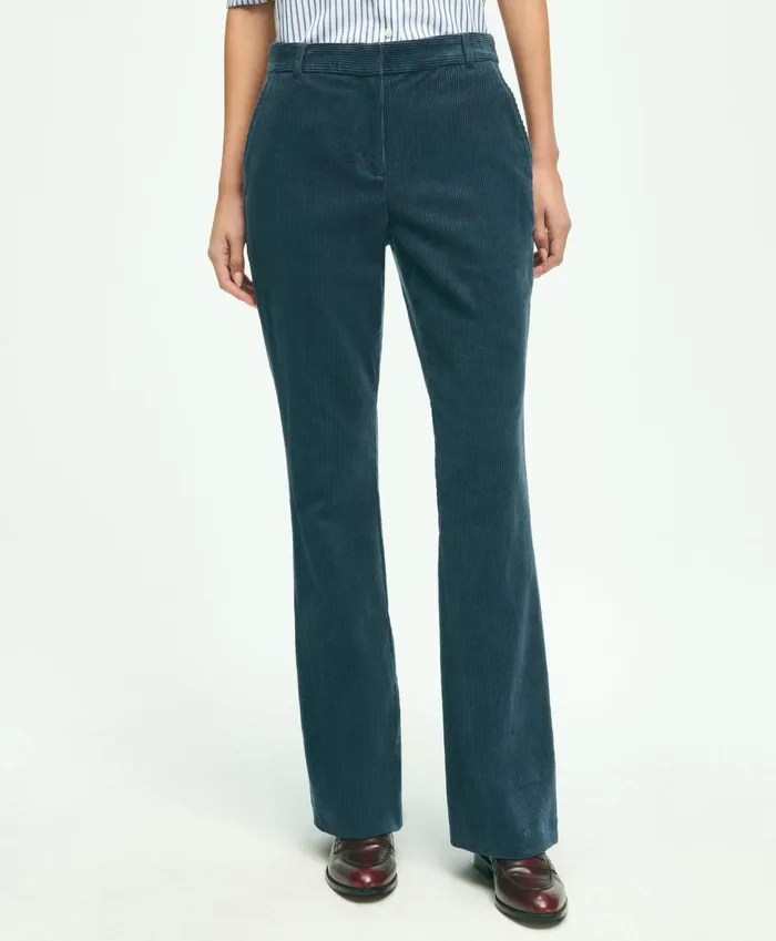Pants andamp Skirts Women Brooks Brothers Cotton WideWale Corduroy Trousers Blue Pants andamp Skirts Women Brooks Brothers Cotton WideWale Corduroy Trousers Blue