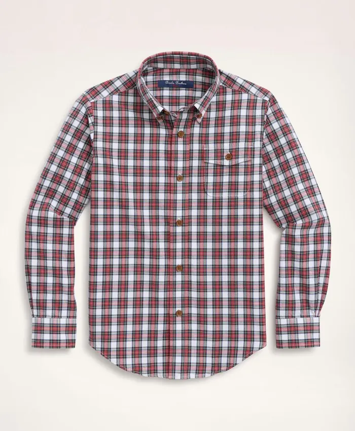 Shirts Kids Brooks Brothers Boys Brushed Twill Stewart Tartan Sport Shirt Multi Shirts Kids Brooks Brothers Boys Brushed Twill Stewart Tartan Sport Shirt Multi