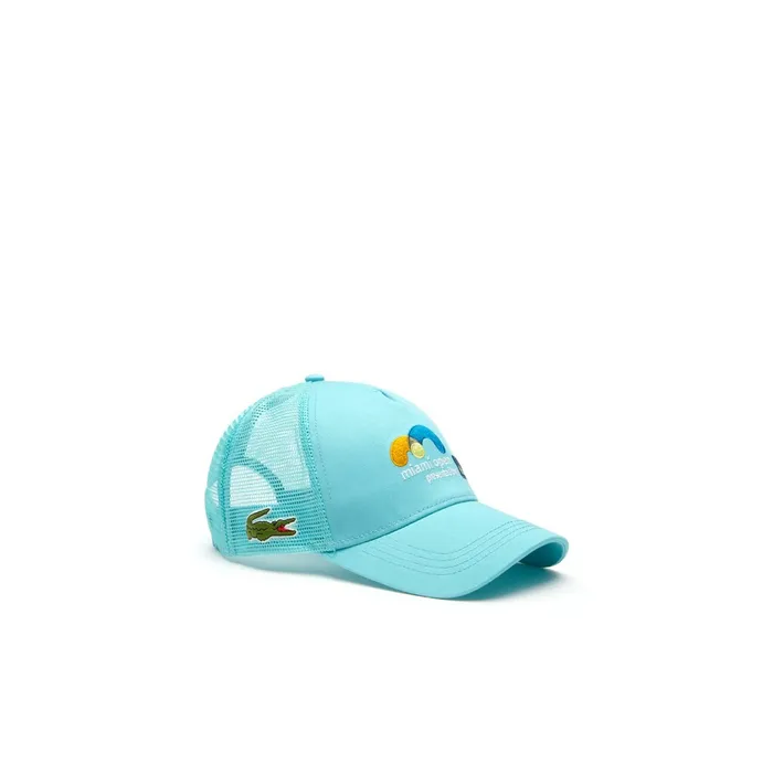 SPORT Miami Open Edition Cap Turquoise Mens Lacoste Caps and Hats Outlet