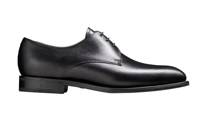 St Austell 8211 Black Calf Mens Barker Shoes Derbys