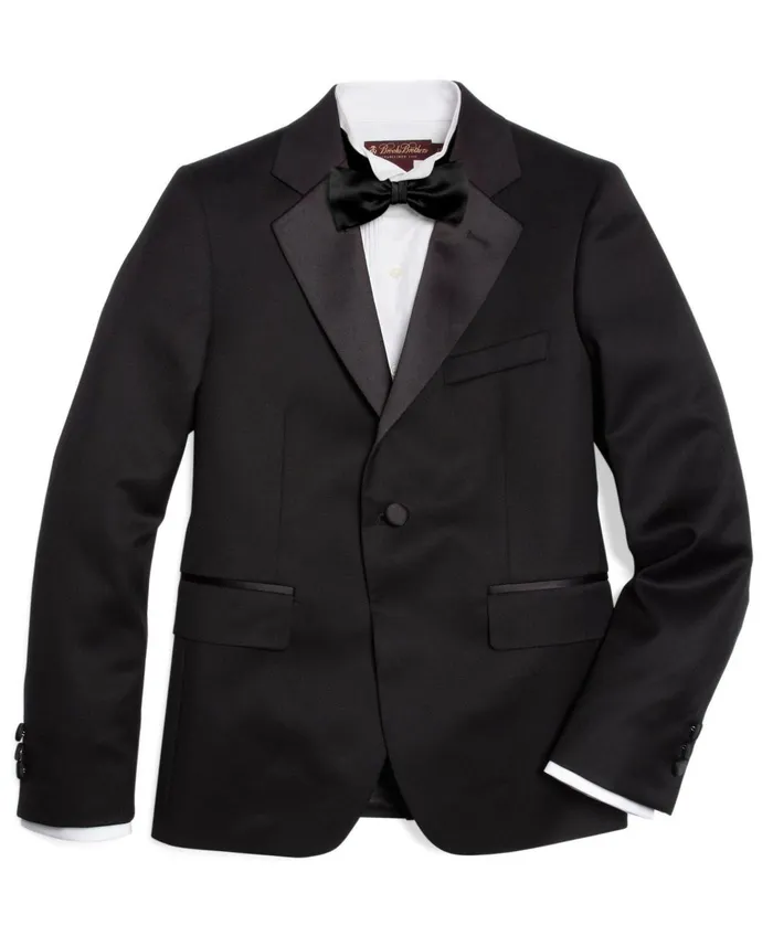 Suits andamp Sport Coats Kids Brooks Brothers Boys Junior OneButton Tuxedo Jacket Black Suits andamp Sport Coats Kids Brooks Brothers Boys Junior OneButton Tuxedo Jacket Black