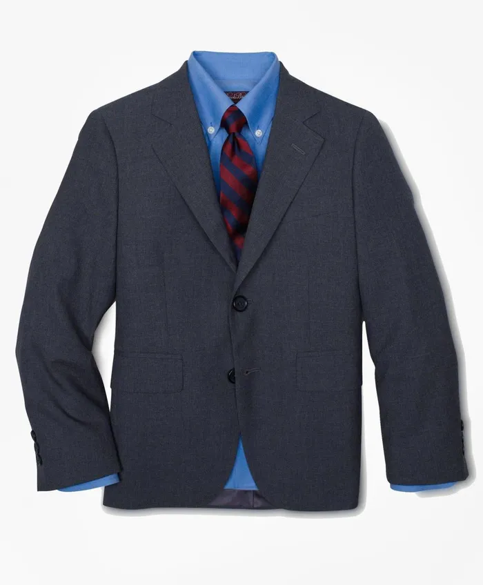 Suits andamp Sport Coats Kids Brooks Brothers Boys Prep TwoButton Wool Suit Jacket Grey