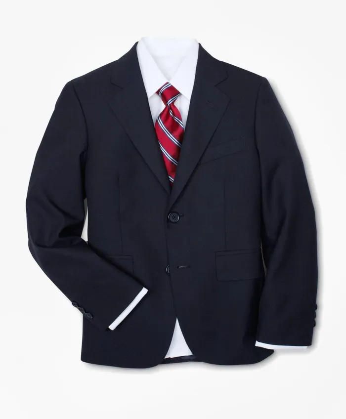 Suits andamp Sport Coats Kids Brooks Brothers Boys Prep TwoButton Wool Suit Jacket Navy