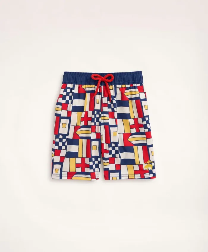 Swim andamp Rashguards Kids Brooks Brothers Boys Brooks Brothers Et Vilebrequin Swim Trunks In The Mixed Signals Print Navy Multi Swim andamp Rashguards Kids Brooks Brothers Boys Brooks Brothers Et Vilebrequin Swim Trunks In The Mixed Signals Print Navy Multi