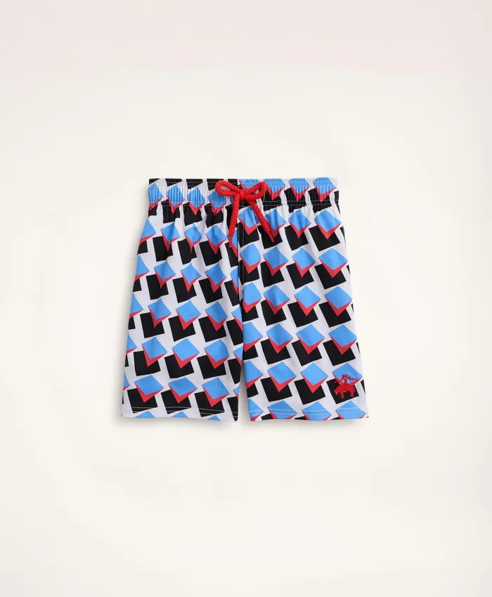 Swim andamp Rashguards Kids Brooks Brothers Boys Brooks Brothers Et Vilebrequin Swim Trunks In The Square Pegs Print Blue Multi Swim andamp Rashguards Kids Brooks Brothers Boys Brooks Brothers Et Vilebrequin Swim Trunks In The Square Pegs Print Blue Multi