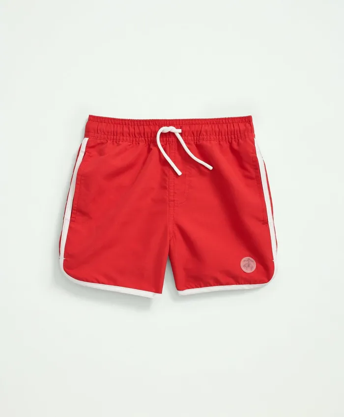 Swim andamp Rashguards Kids Brooks Brothers Boys Swim Trunks Red