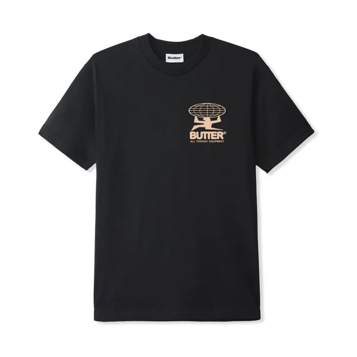 TShirts Men Butter Goods All Terrain Tee Black