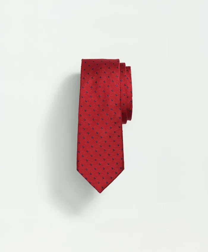 Ties andamp Belts Kids Brooks Brothers Boys Silk Dot Tie Dark Red