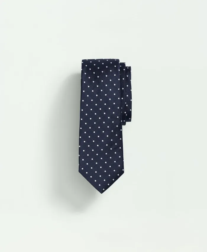 Ties andamp Belts Kids Brooks Brothers Boys Silk Dot Tie Navy